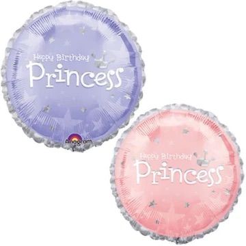 Anagram Happy Birthday Princess Foil Balloon 18in