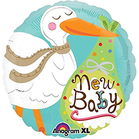 anagram-new-baby-stork-foil-balloon-18in-anag-21988-