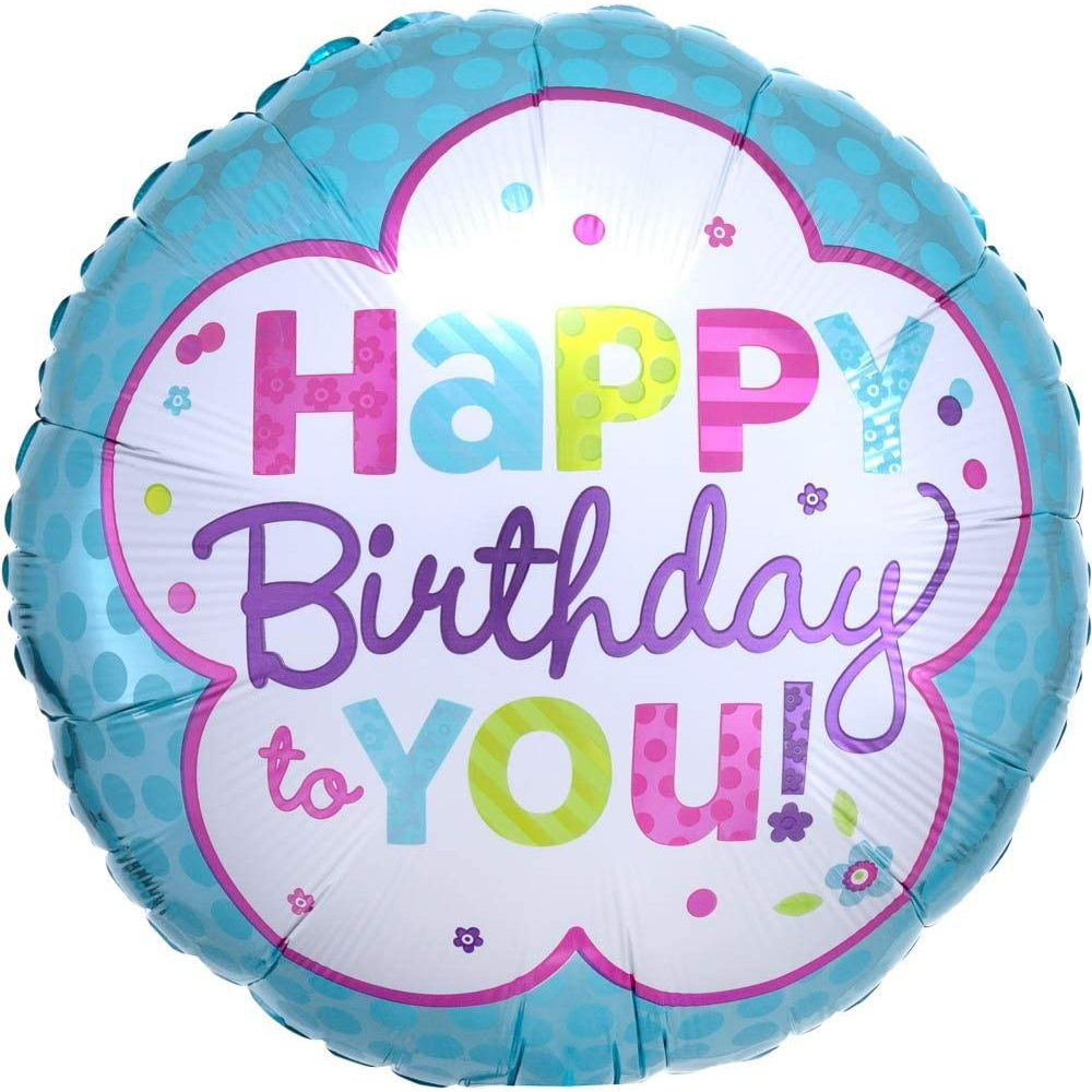 anagram-pink-&-teal-birthday-foil-balloon-18in-anag-30925-