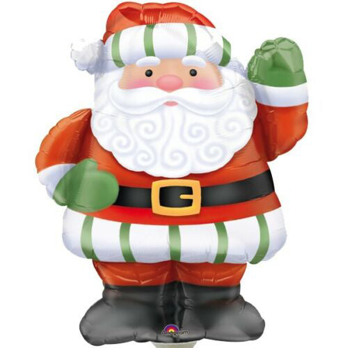 anagram-whimsical-santa-foil-balloon-34in-anag-07440-