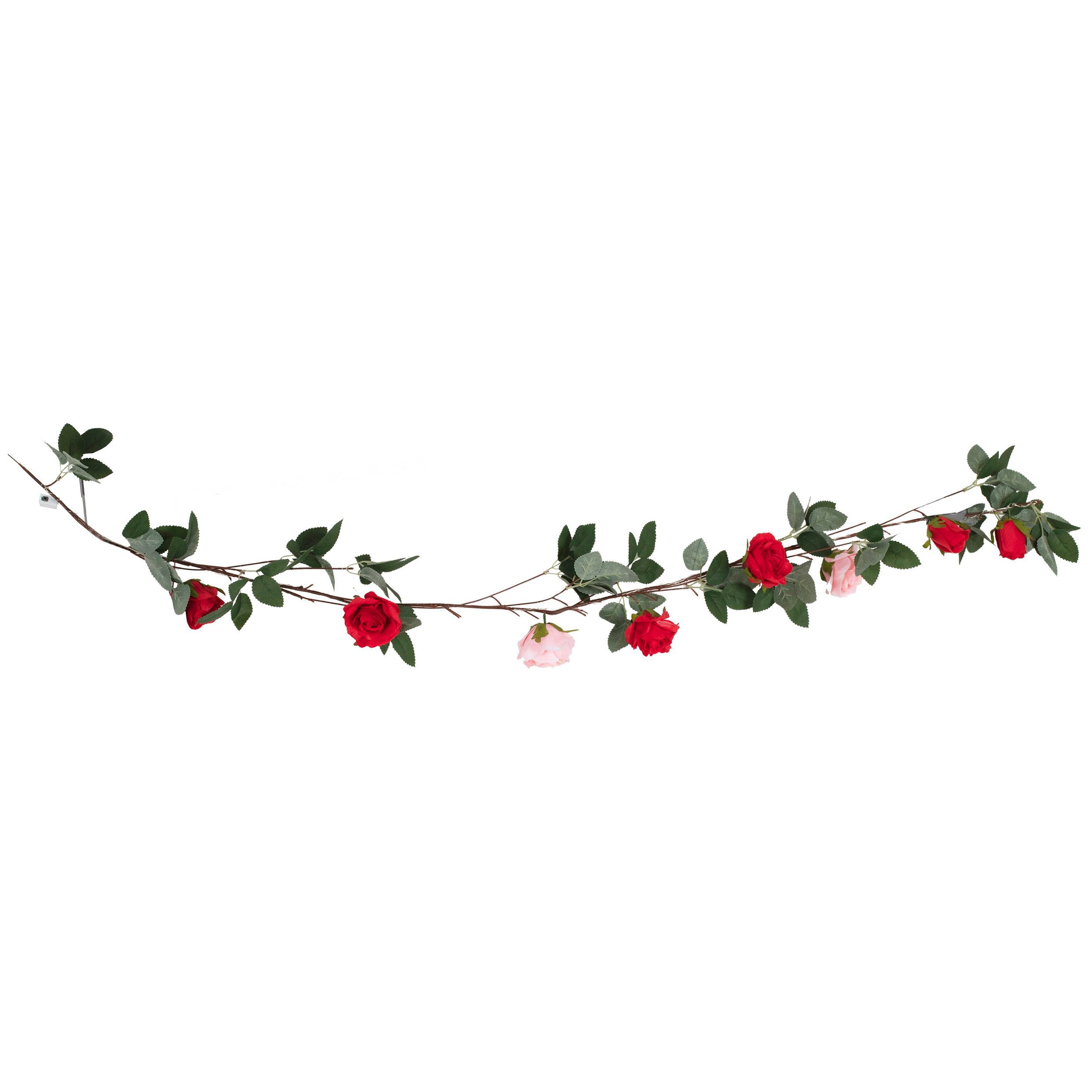 Ginger Ray Artificial Pink Rose Garland Decoration