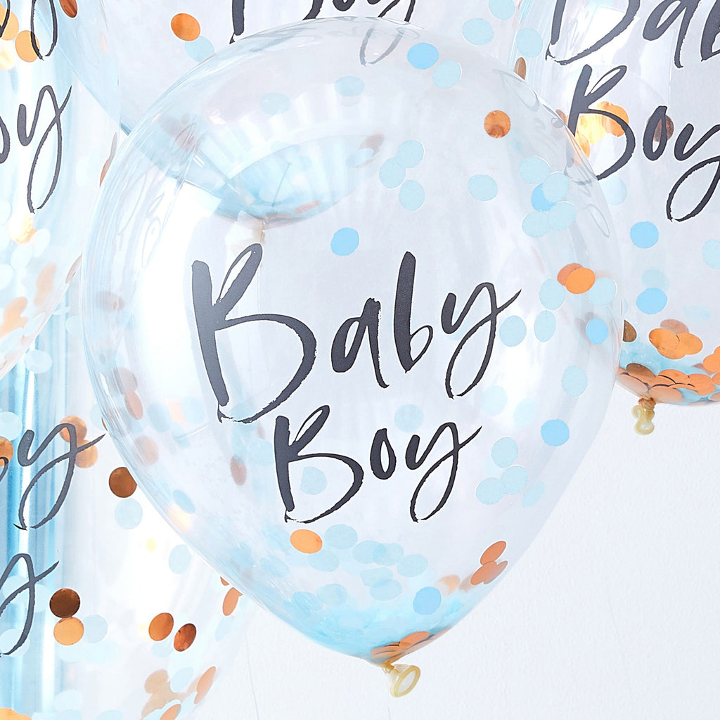 ginger-ray-baby-boy-blue-confetti-latex-balloon-12in-pack-of-5-ginr-tw-802-