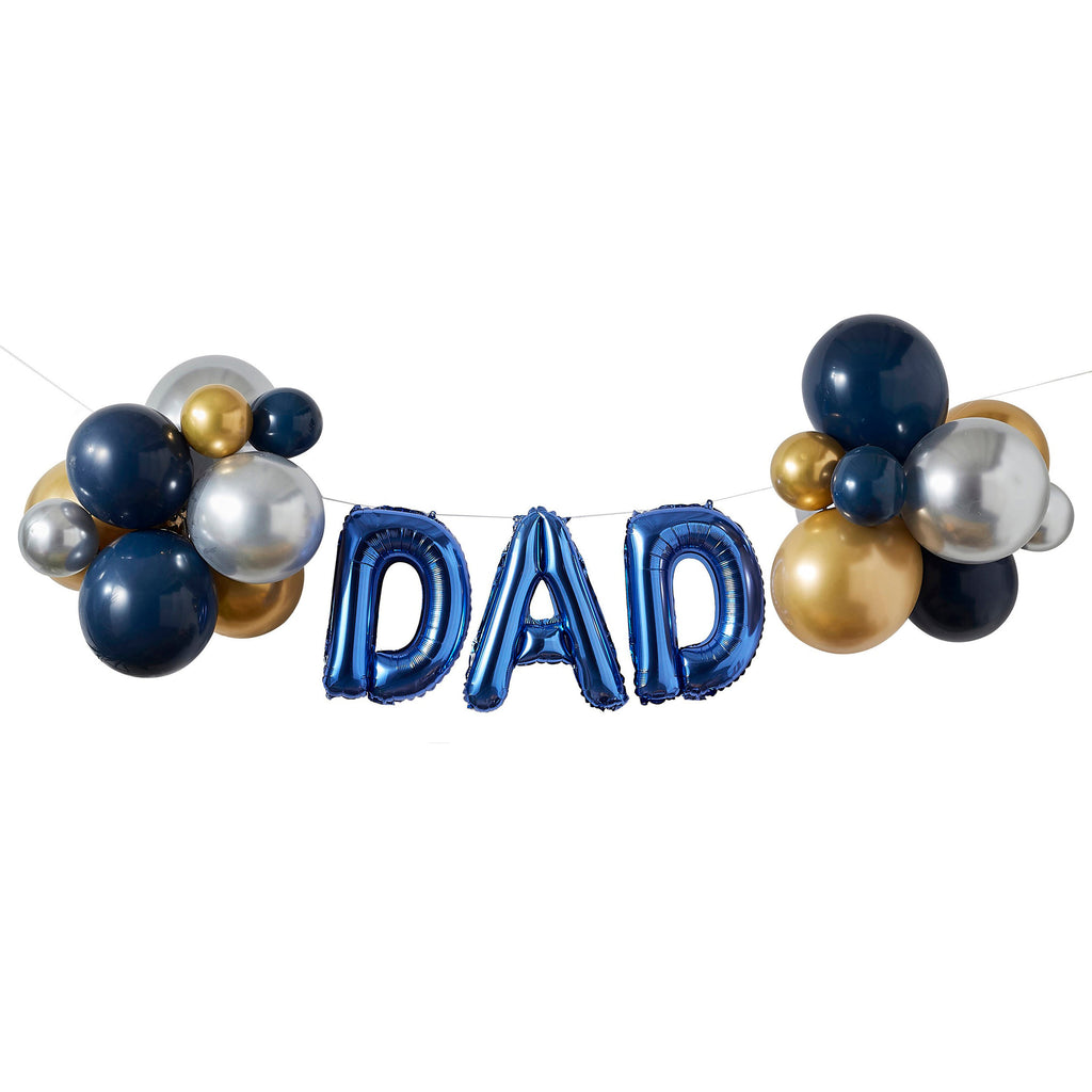 ginger-ray-dad-blue-air-filled-foil-balloon-bunting-kit-ginr-dad-702