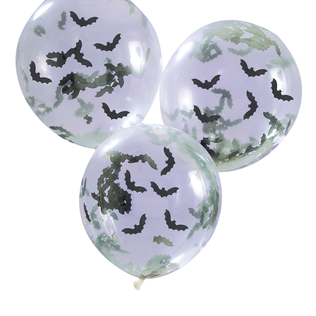 ginger-ray-halloween-bat-confetti-latex-balloon-12in-pack-of-5-ginr-ci-119