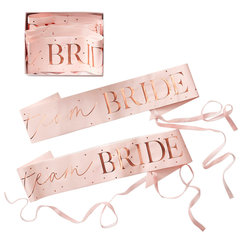 ginger-ray-pink-and-rose-gold-team-bride-hen-party-sashes-pack-of-6-ginr-hn-807