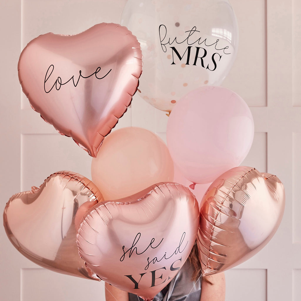 ginger-ray-rose-gold-hen-party-mix-balloon-set-ginr-hn-854