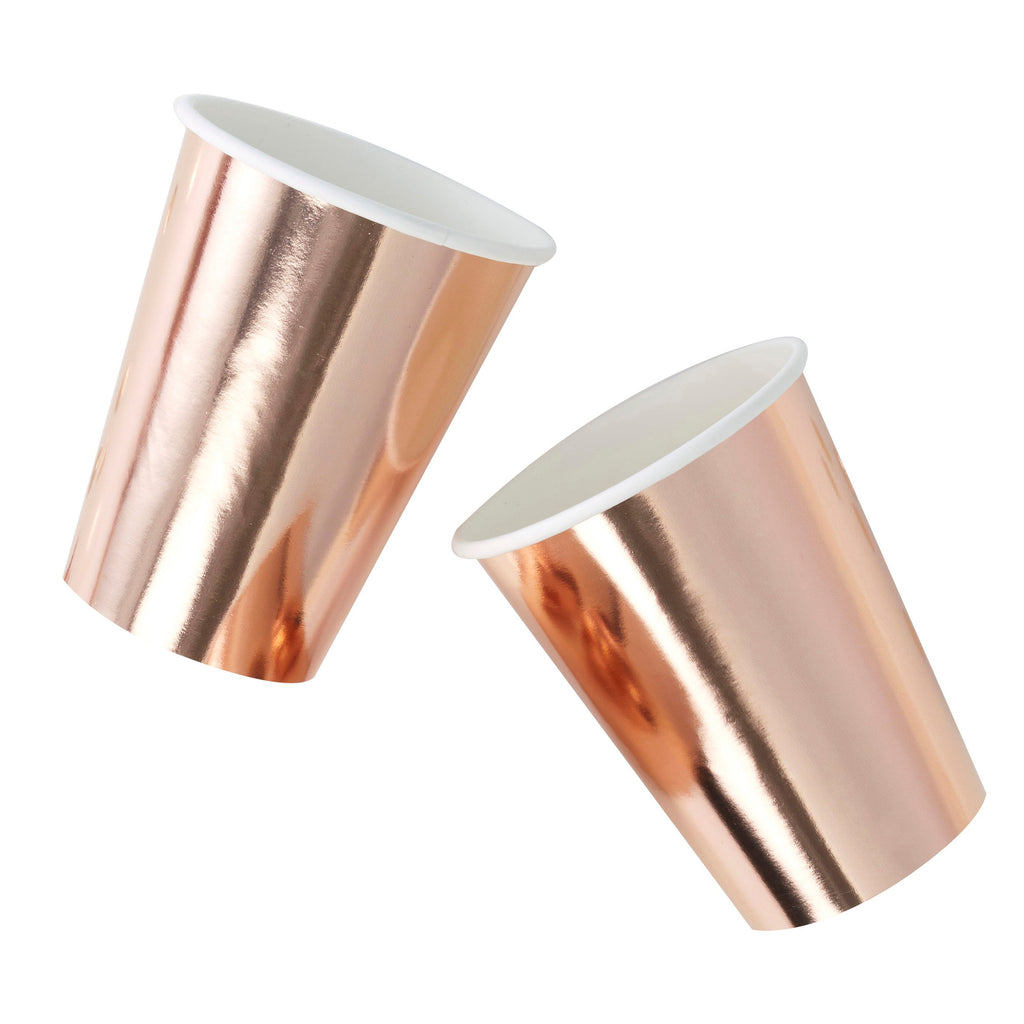 ginger-ray-rose-gold-paper-cups-pack-of-8-ginr-pm-327