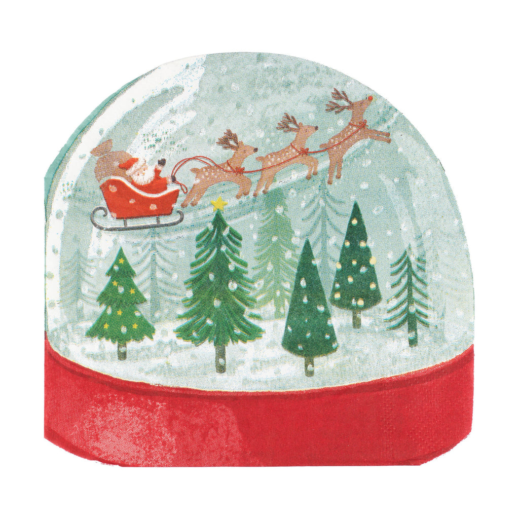 ginger-ray-snowglobe-shaped-christmas-paper-napkins-pack-of-16-ginr-mlc-119