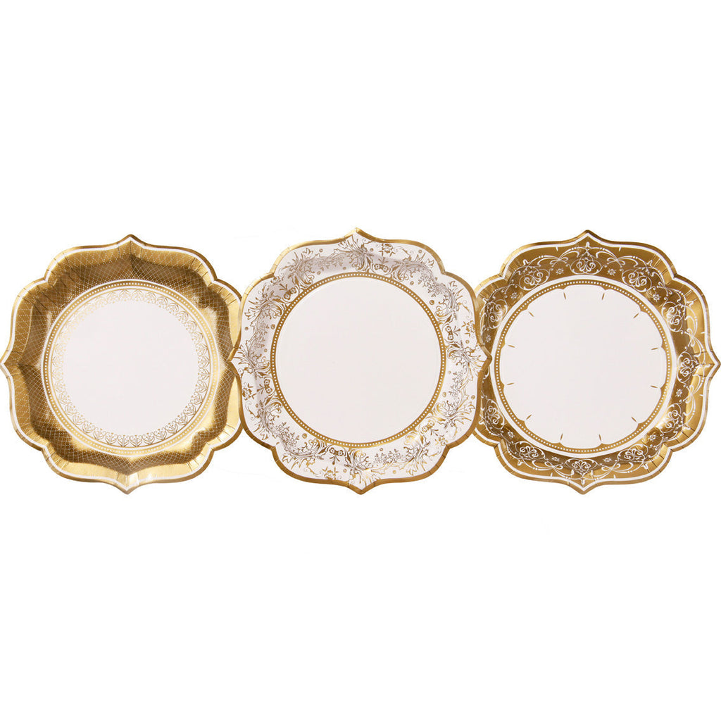 talking-tables-gold-procelain-medium-paper-plates-pack-of-12-talk-4017060