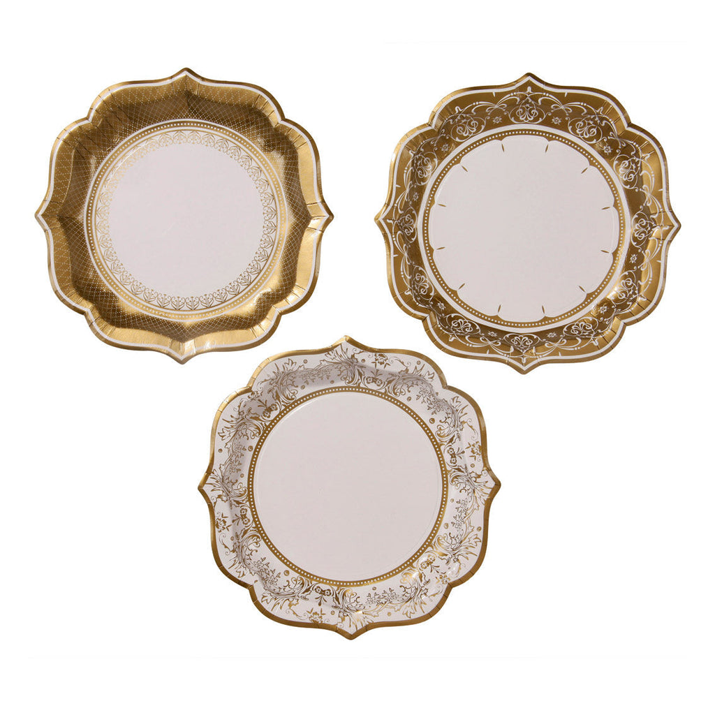 talking-tables-gold-procelain-medium-paper-plates-pack-of-12-talk-4017060