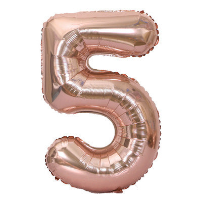 usuk-number-5-rose-gold-air-filled-foil-balloon-13-5in-usuk-fb-no-00057